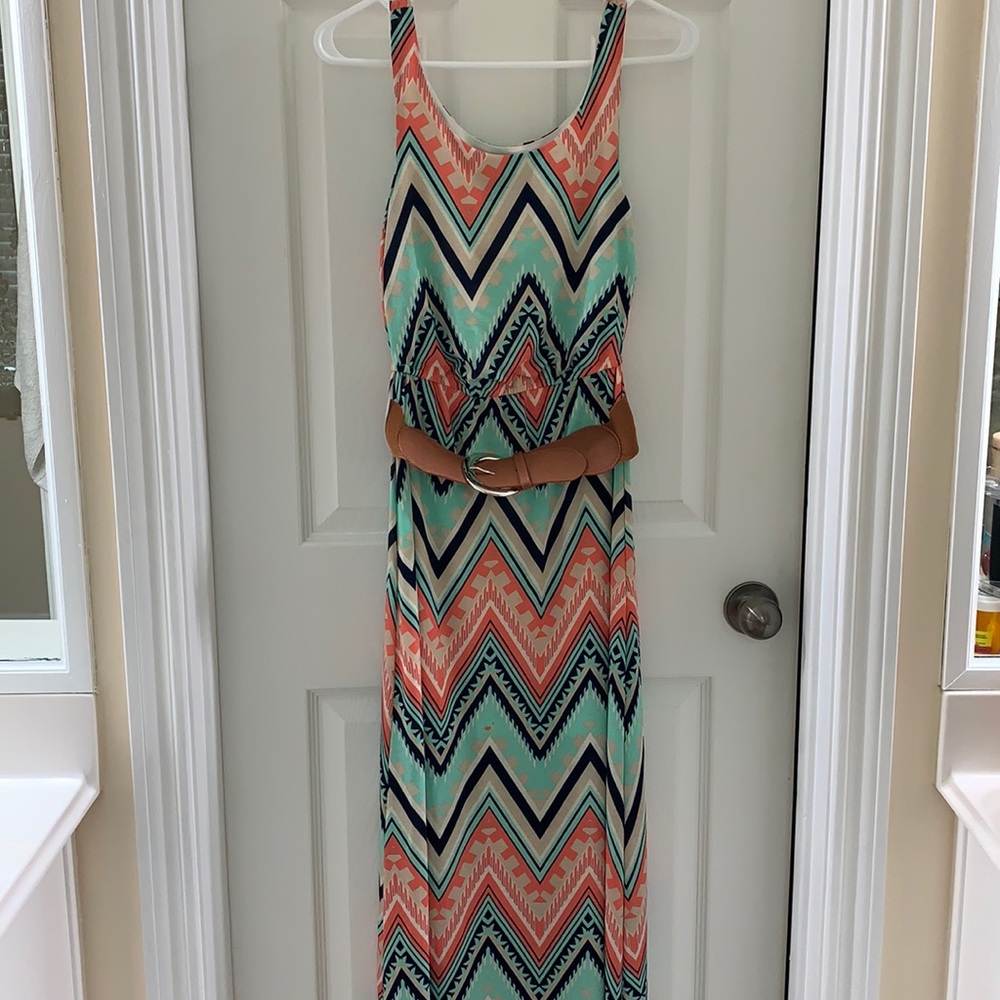 Maxi Dress with Belt